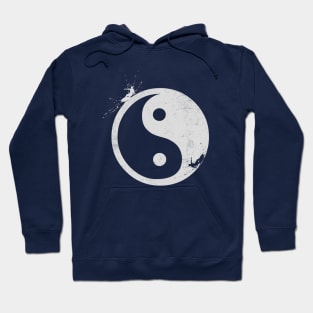 yin yang surfers 2 Hoodie